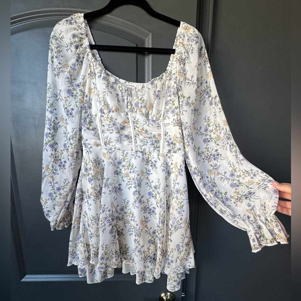 Allison and Kelly Floral Mini Dress